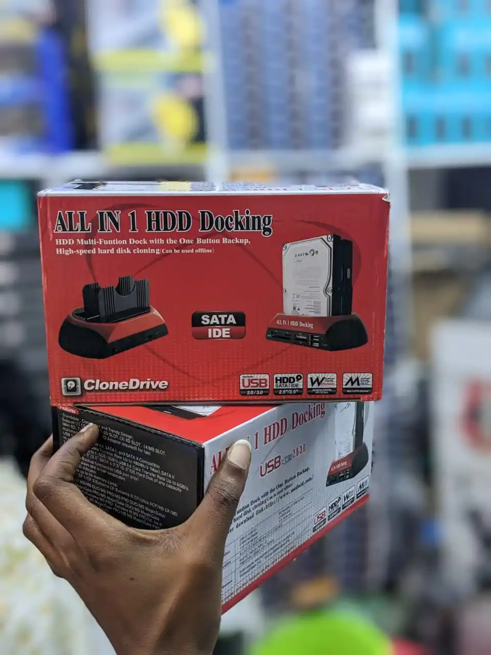 Docking Station Sata To Sata Ports With Usb 2.0 