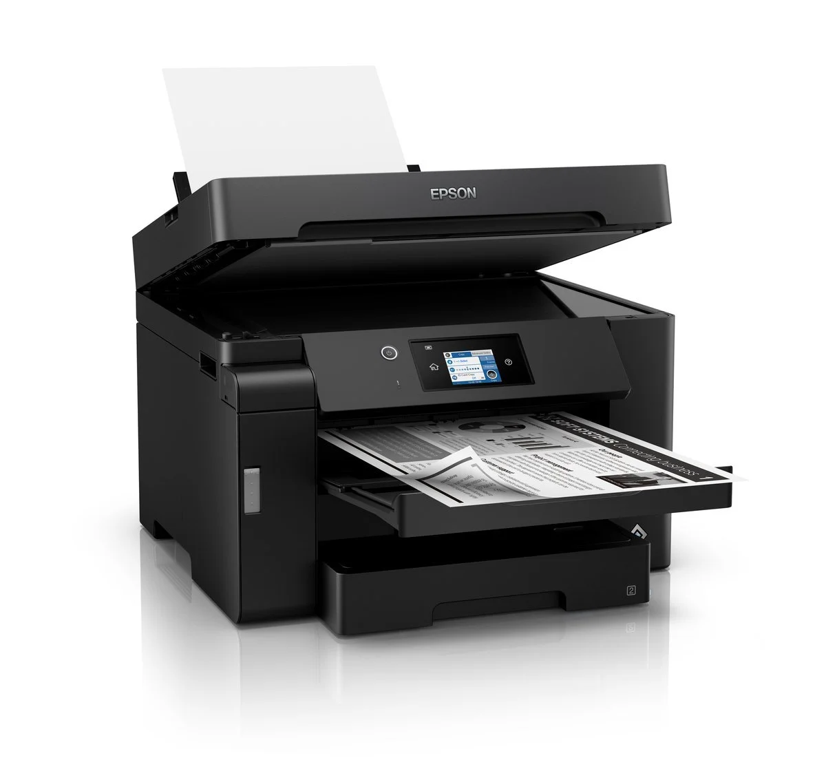 Epson Ecotank L15150 A3 Wifi Duplex All In One Ink Tank Printer Print Speed Of Up 25.0 Ipm/Prints Up To A3+ [For Simplex]/Automatic Duplex Printing /Ultra-High Page Yield Of 7,500 Pages [Black] Na 6,000 Pages [Colour] Wi-Fi,Wi-Fi Direct, Na Ethernet