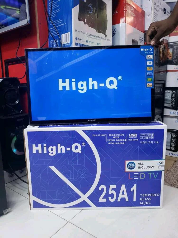 High Q Tv Inch 25 Led  Double Glass.