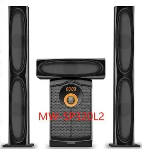 Mewe Rd Mw- 320L2 Speaker 3 Ina Bluetooth, Fm Radio, Sd Card, Flash Port, Na Ina Bass Kubwa