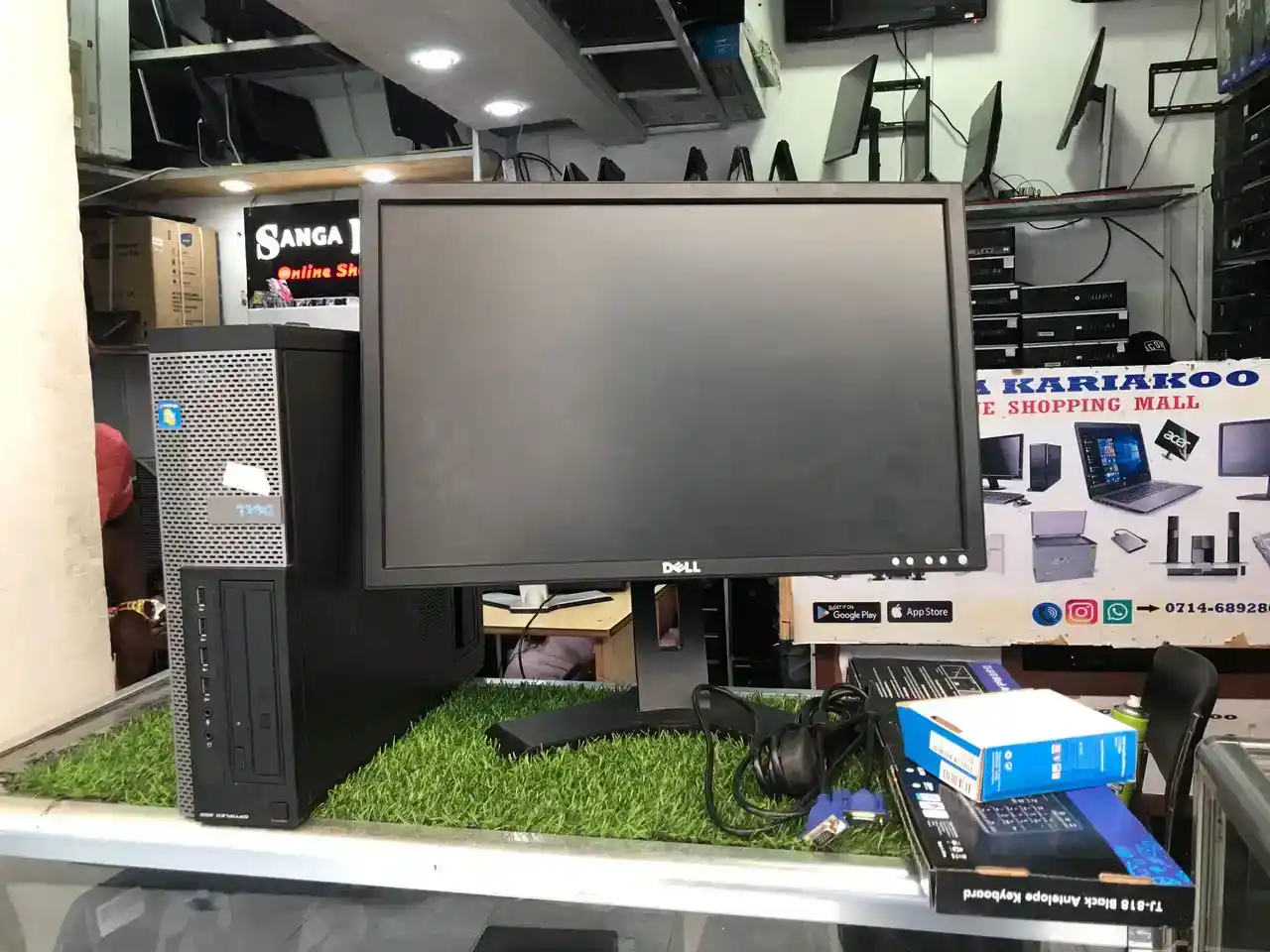  Dell Ya Kulala Full Set Core I3 Ram 4Gb Disk 500 3.20Ghz Kioo 22Inch