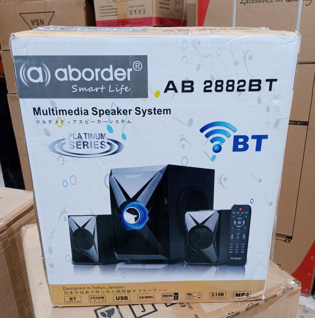 Aborder Ab 2882 -2 Speaker -Bluetooth -Specific Time Warrant -Fm Radio -Aux -Sd Card Support