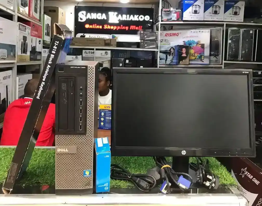 Dell Ya Kulala Corei3 Ram 4Gb Disk 500Gb Port4 Na Kioo Inch 20  Full Set