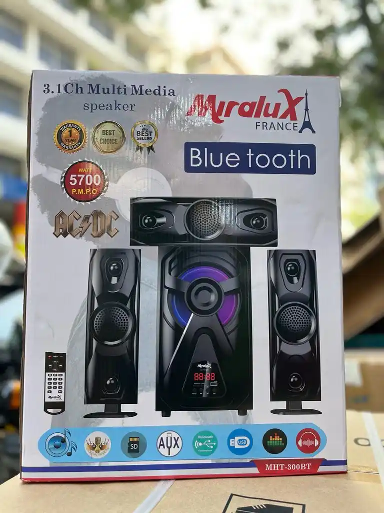 Miralux Speaker (300Bt) Bluetooth Usb Sd Fm Radio Wifi Mp3 1 Year Warranty