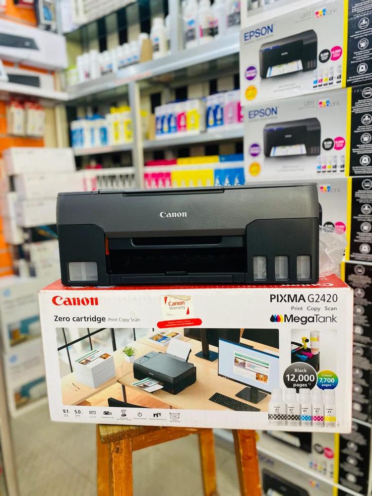 Canon G2420 Ina Print,Scan,Na Copy, Ni Coloured..black Pages 12000 Na Colour Pages 7700