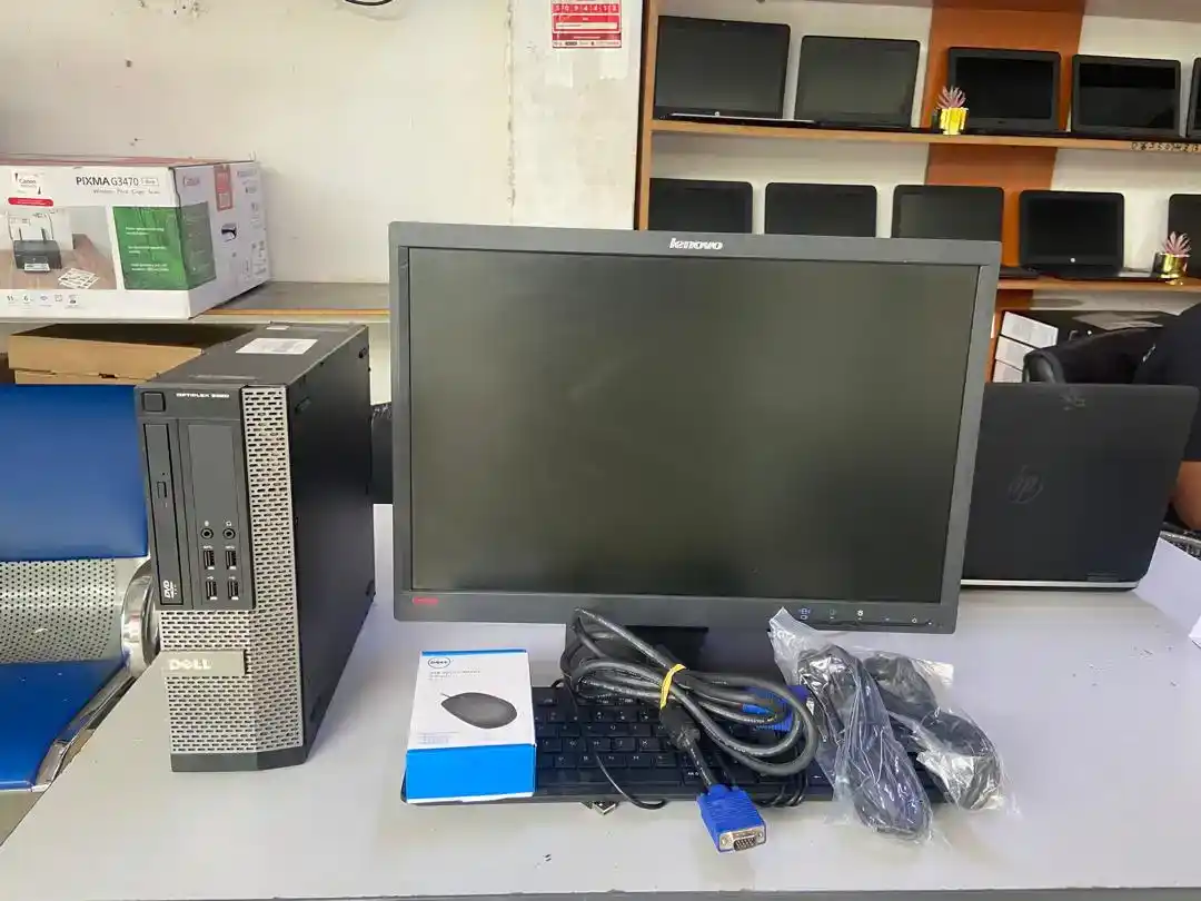 Dell Optiplex Min Core I3 Gen 2/3 Ram 4Gb Hdd 500Gb Speed 3.10Ghz Na Kioo Inch 19 Full Set