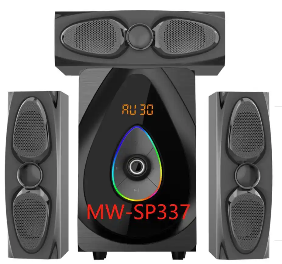Mewe Rd Mw- Sp 337 Speaker 3 Ina Bluetooth, Fm Radio, Sd Card, Flash Port, Na Ina Bass Kubwa