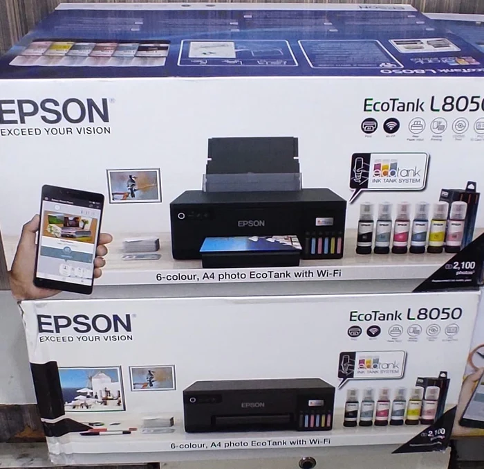Epson Printer Ecotank L8050 A4 Photo Inatoa Picha