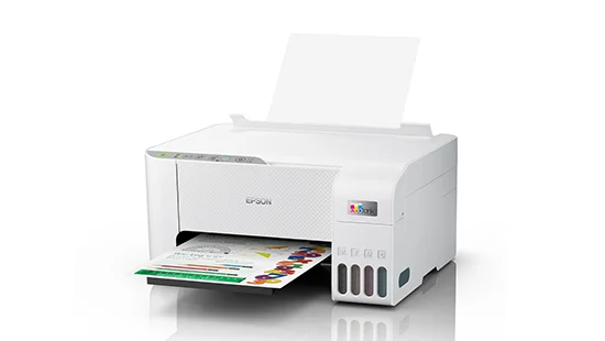 Epison L3256 White Colour Availableina Print Scan Copy Wireless/Black And Colour /Ink Jet/1 Year Warranty
