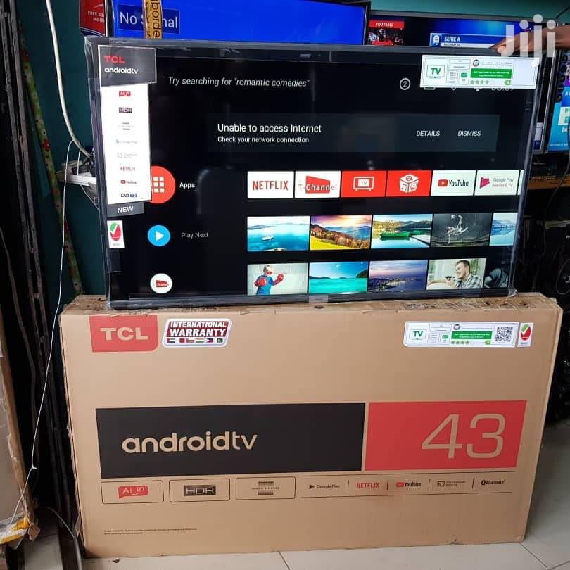 Tcl Android Tv Inch 43 Smart ⭐Wi-Fi ⭐Youtube ⭐ Netflix ⭐ Bluetooth  ✔Android Tv ✔Internet Services Netfix ✔Hdr ✔Hdmi ✔Size 43