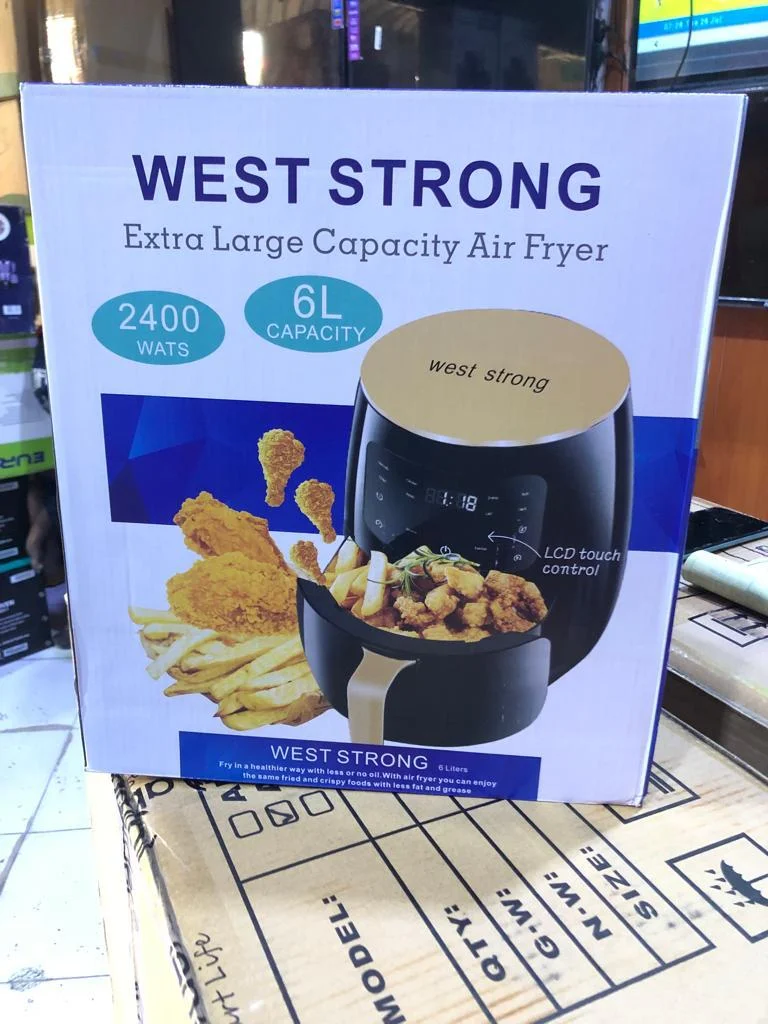 West Strong Air Fryer Inapika Vitafunio Chips Kavu Kukuchoma Na Keki