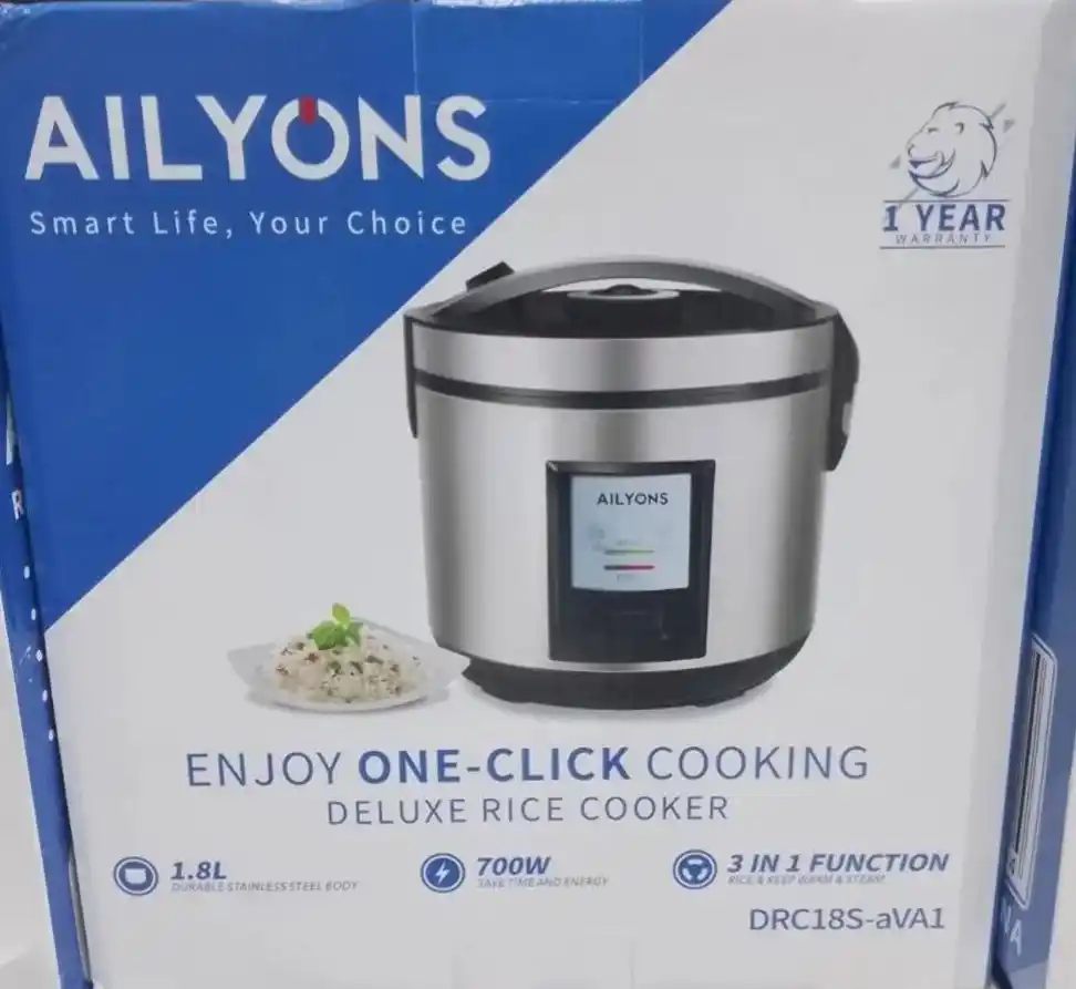 Ailyons Rice Cooker  1.8 L Tu