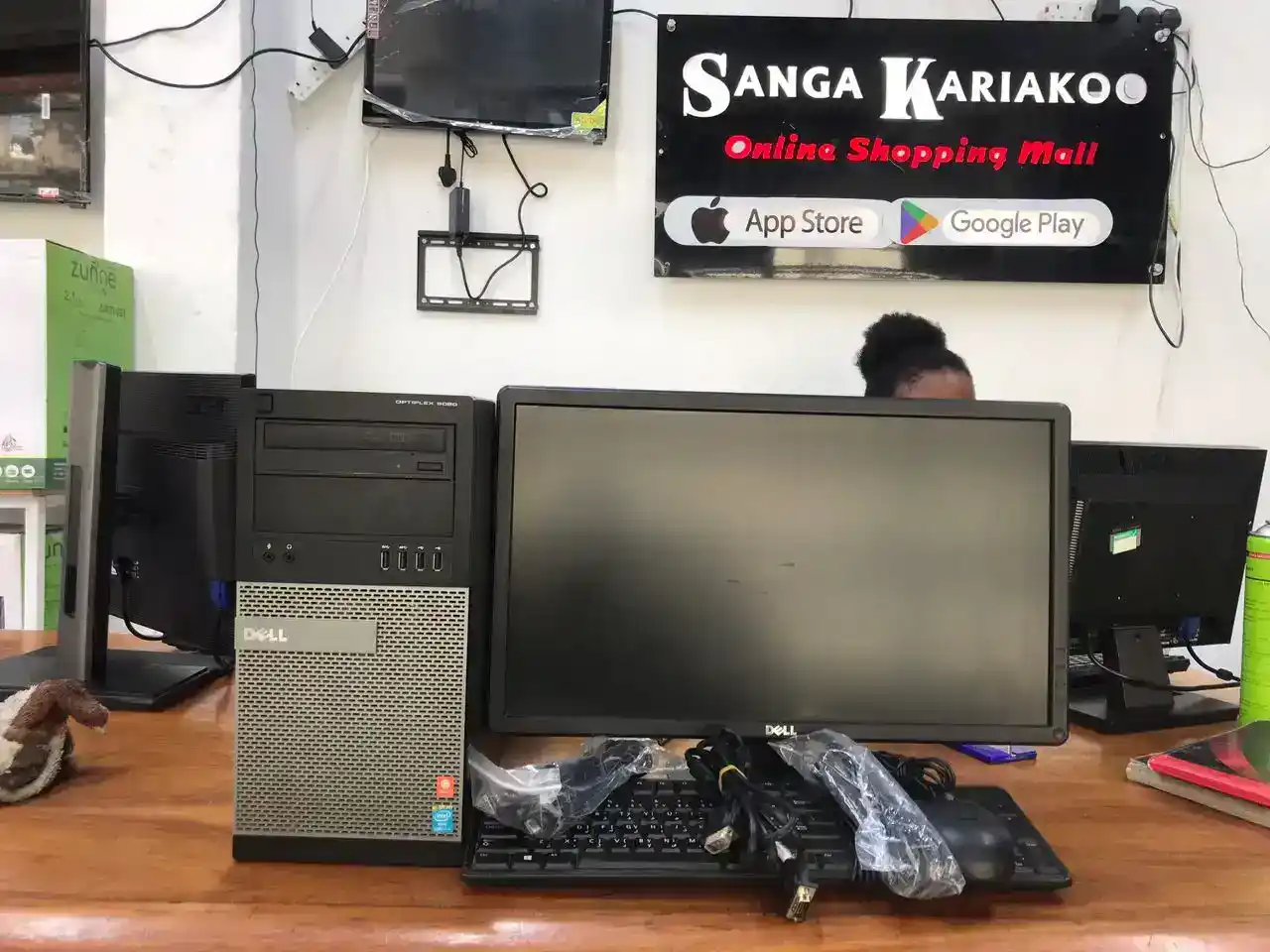 Dell Corei5 Ram4Gb Disk 500 3.10Ghz Na Kioo Inch 22 Dell Full Set 