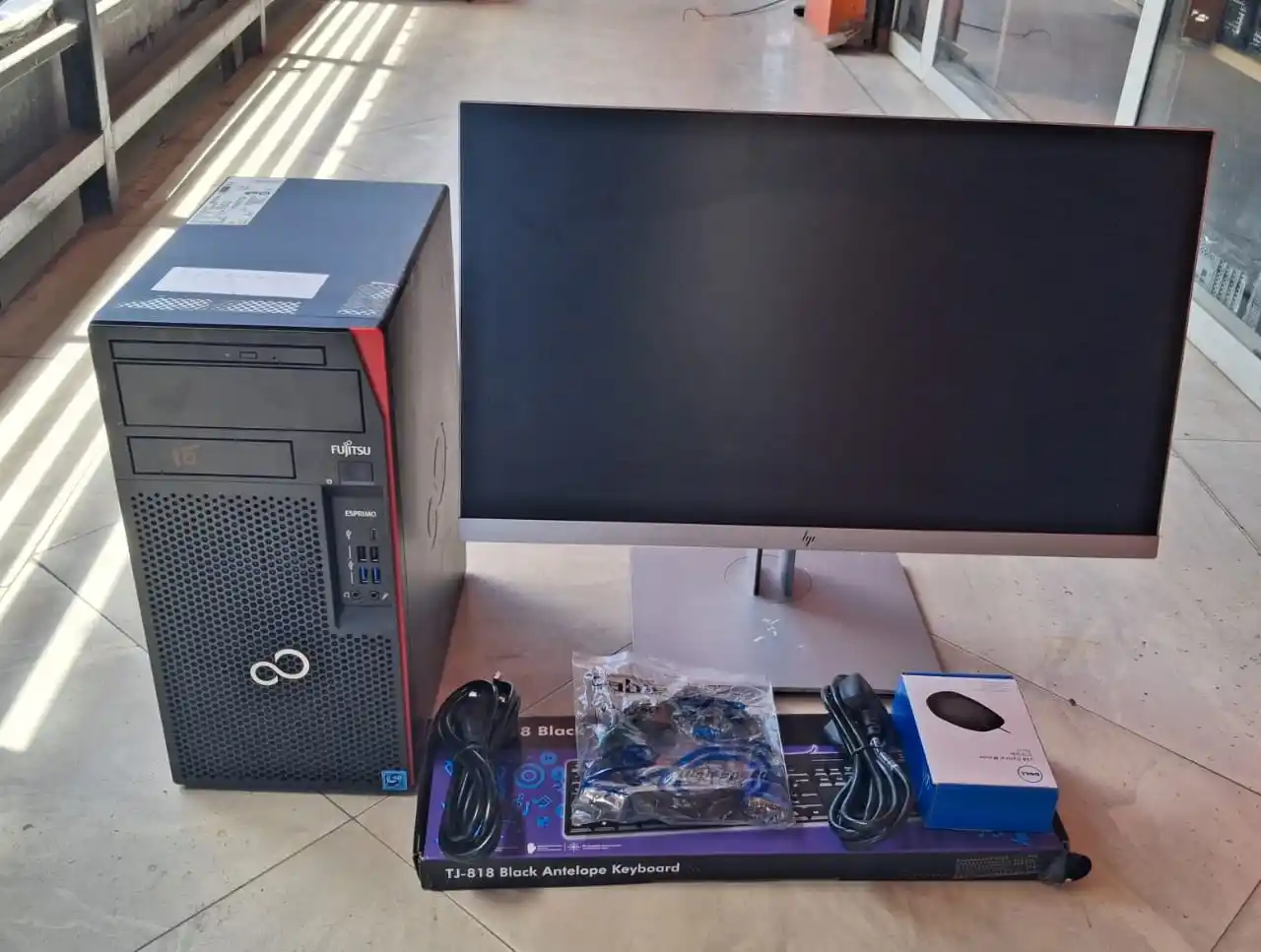 Fujitsu Sata 5 Core I7 Ram 4Gb Hdd 500Gb Gen6 Na Kioo Inch 24 Fremless Full Set Clean