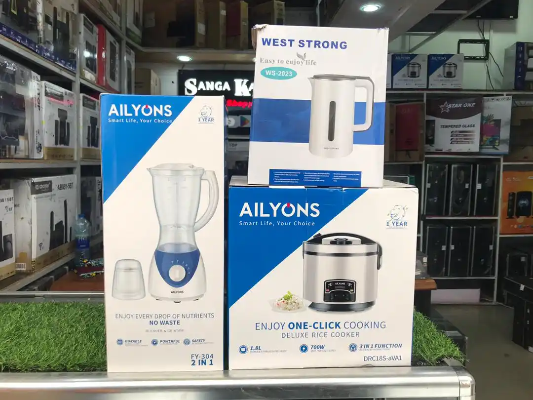 Ailyons Blender West Strong And Aliyons Rice Cooker 1.8 700W