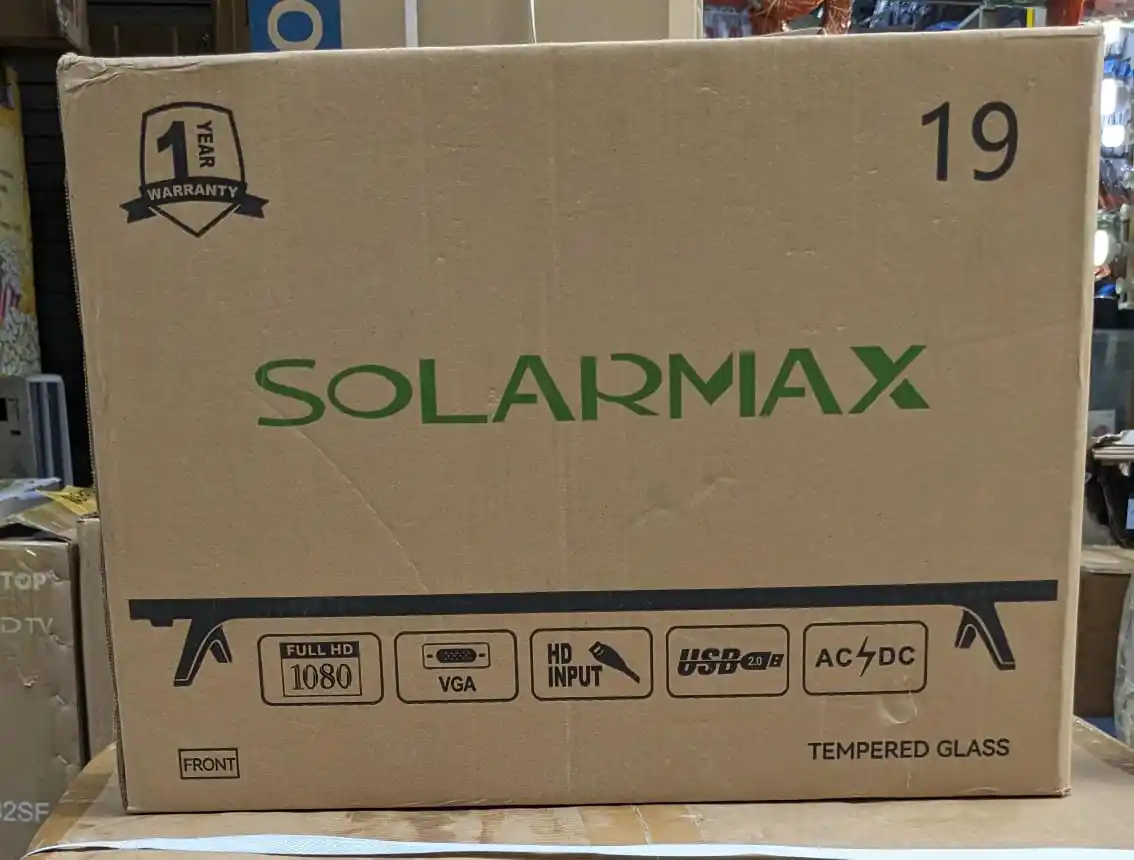 Solarmax 19 (Solarmax Inch 19) Double Glass Full Hd
