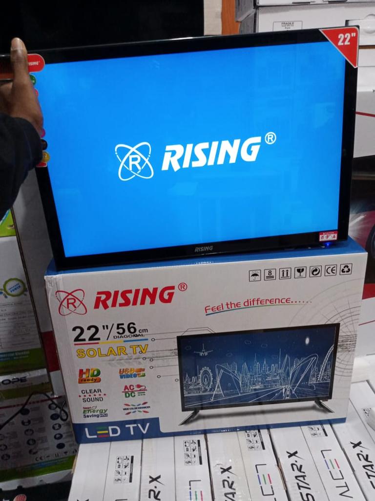 Rising 22 (Rising Inch 22) Led Tv Double Glass Usb Sound Ac/Dc 