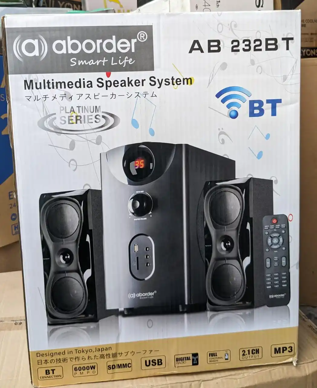 Aborder [Ab-232 Bluetooth Usb Sd Sound Nzuri