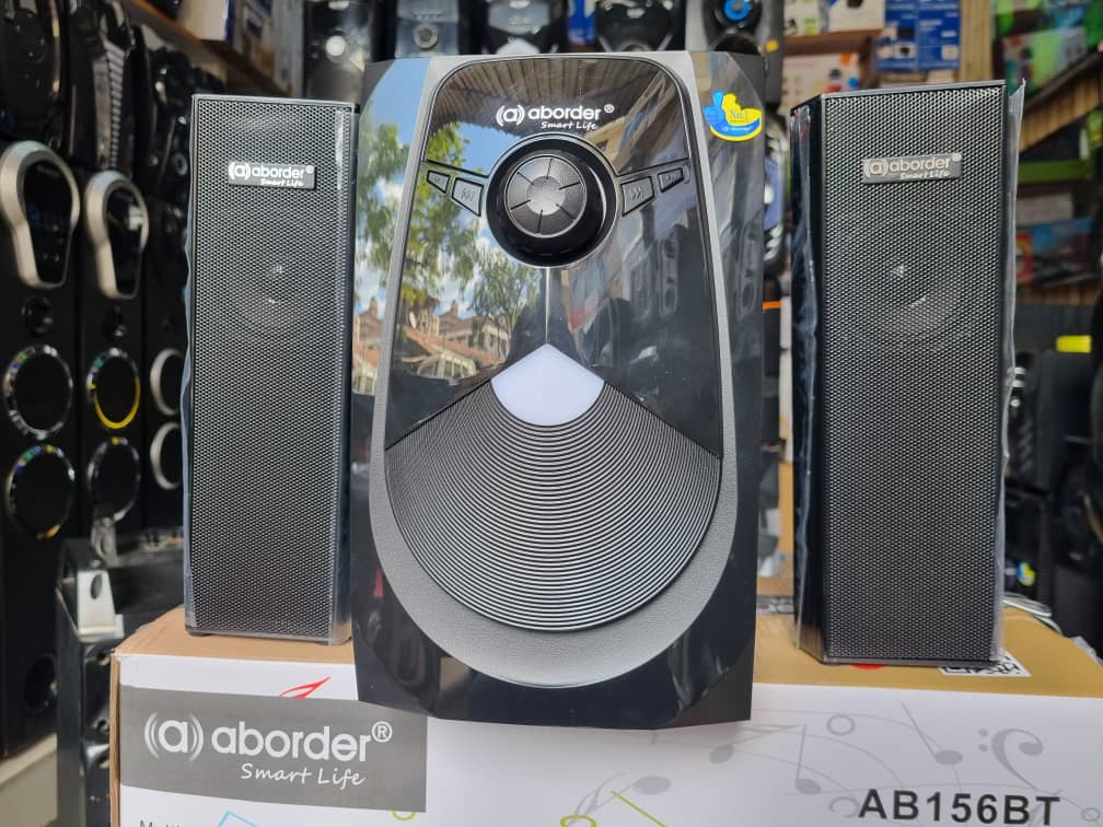 Aborder  Subwoofer Ab156Bt"  Bluetooth,Radio,  Speaker 2 , Remote Control  Mziki Mzuri Ni Redio Ndogo/Size Ndogo