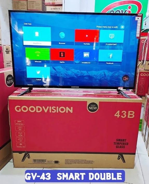 Goodvision 43 (Goodvision Inch 43) Smart Tv Double Glass