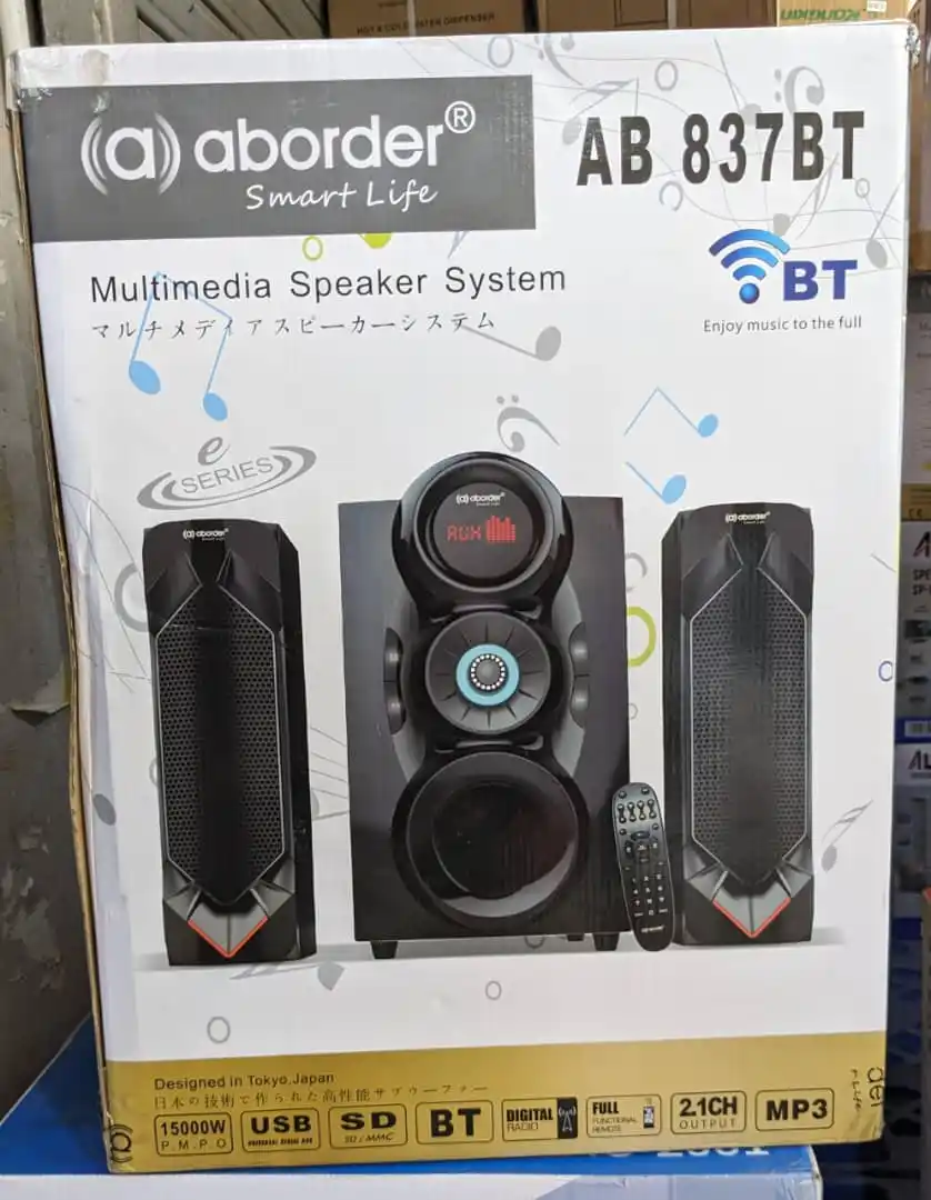 Aborder Multmedia Speaker System Ab 837 Inamziki Mzuri Sana 