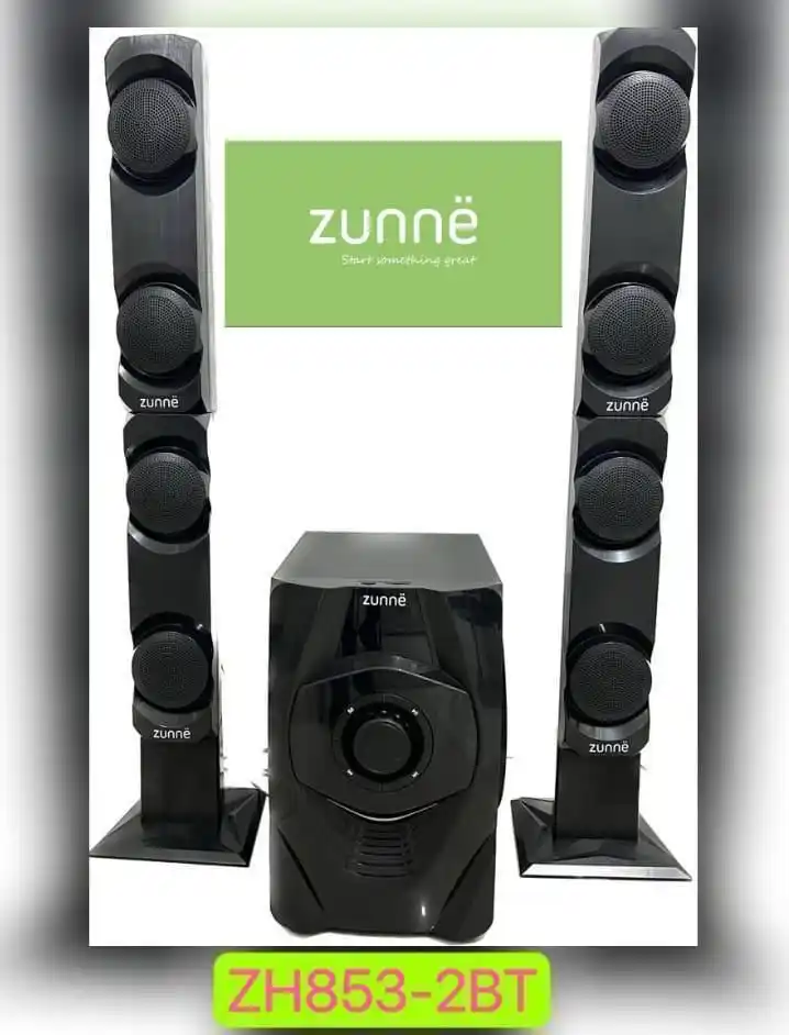 Zunne Subwoofer Inatumia Subwoofer Specs ,Bluetooth Connectivity , Usb And Sd Card Ports , Fm Radio Support , Remote Controller, High Bassy Voice.
