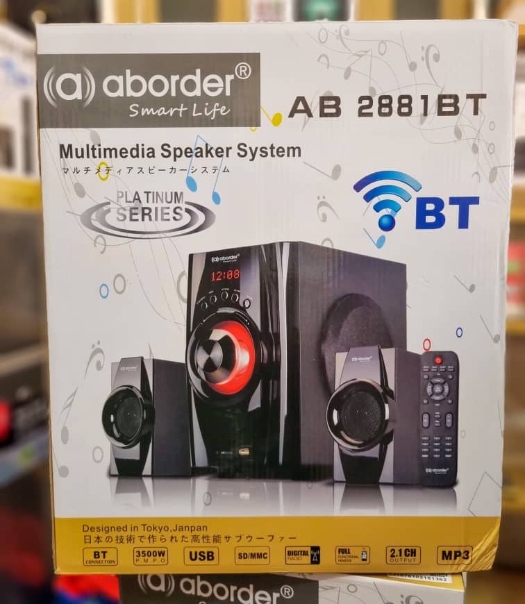 Aborder Ab 2881Bt Subwoofer Bluetooth Fm Redio Usb/Flash