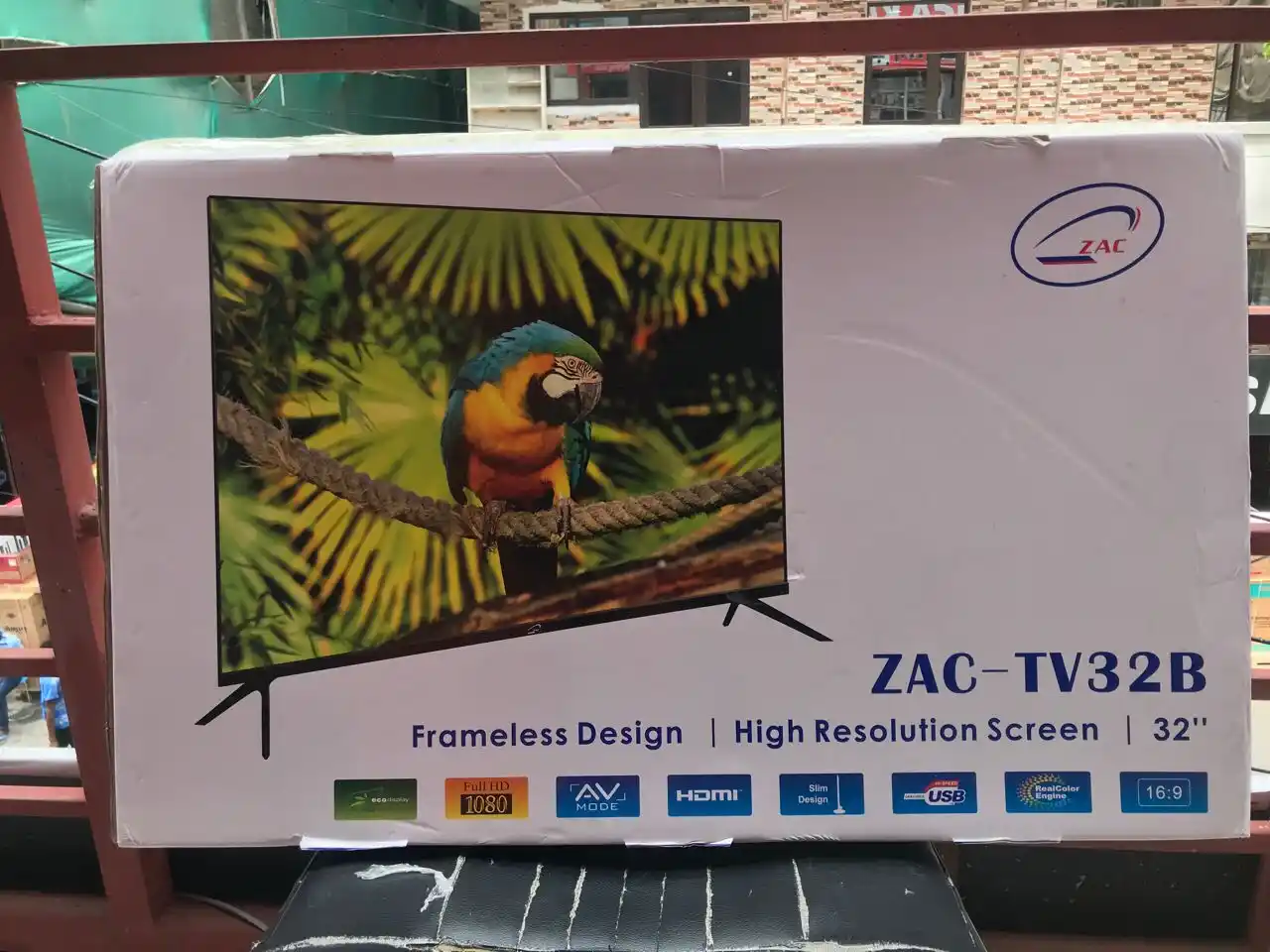 Zac 32 (Zac Inch 32) Frameless Tv Led Tv Inatumia Na Solar Pia