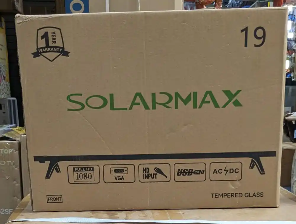 Solarmax Tv Inch 19 Smart Tv Full Hd Double Glass 