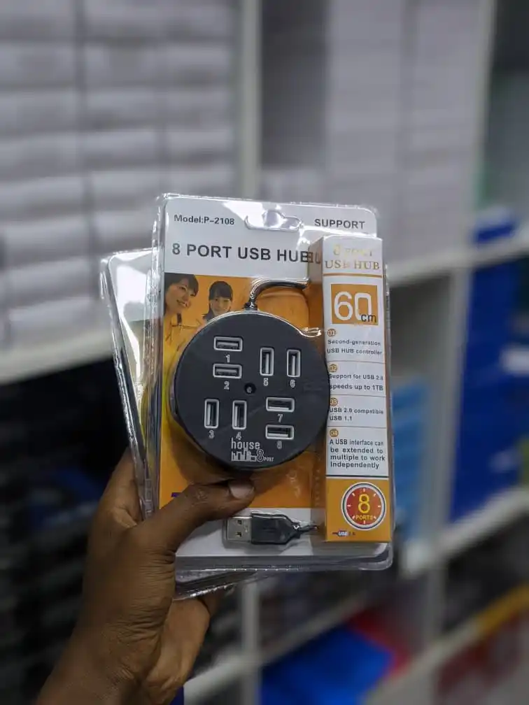 Usb Hub 8 Ports   Speed: 2.0