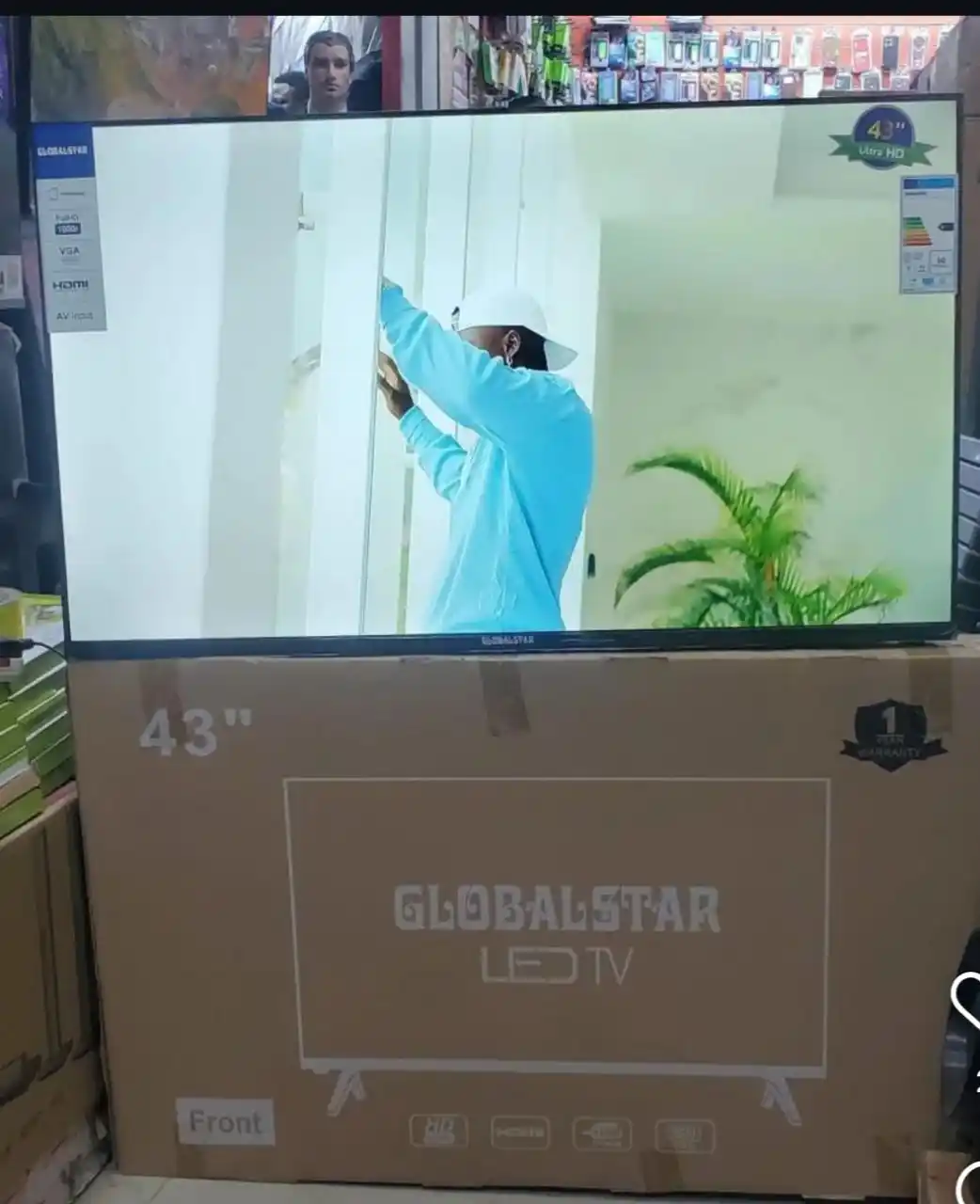 Globalstar Tv Inch 43 Nomaly Ina Usb ,Hdmi