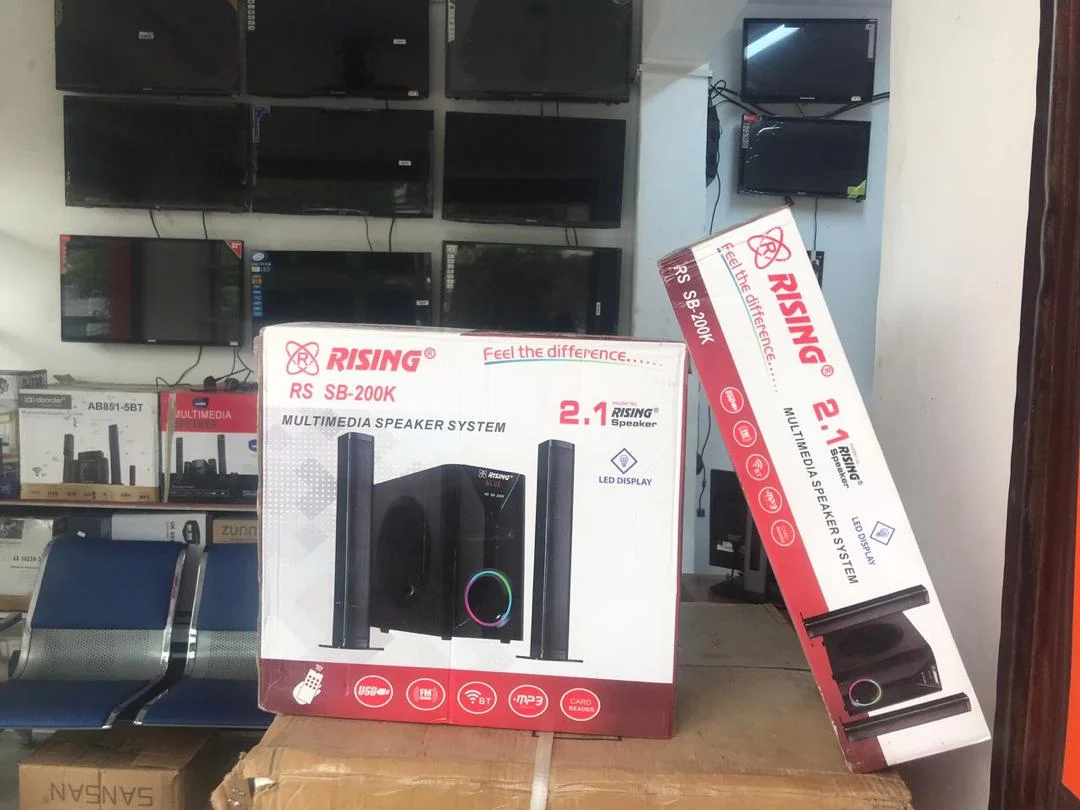 Risng Soundbar Sb200 Subwoofer High Quality Music Sound System With Built In Amplifier  Bluetooth  Aux Input  Flash Drive Input Free Delivery In Dar Es Salaam Tanzania