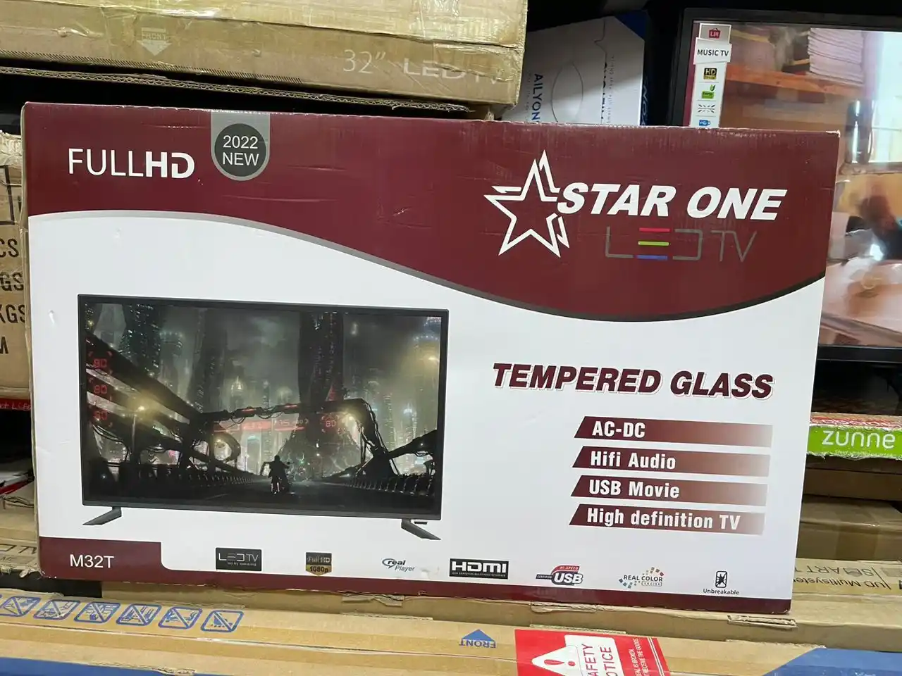 Star One Tv Inch 32 Doble Glass 