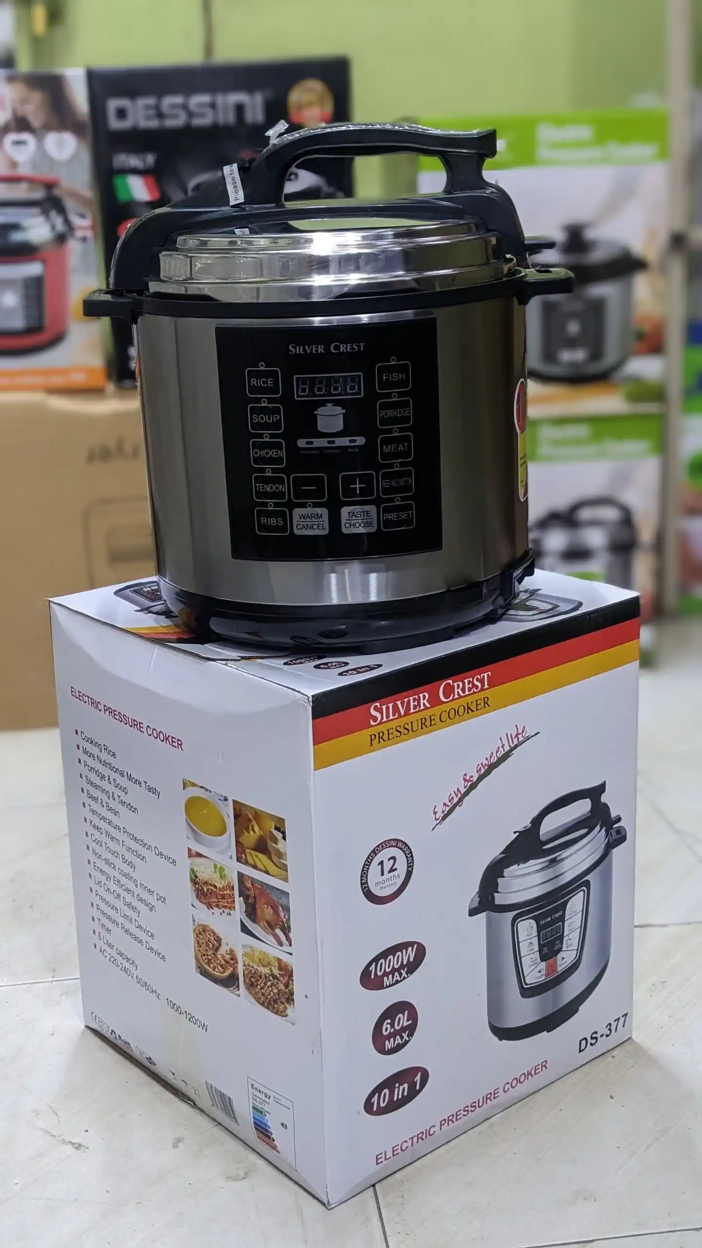 Silver Crest Pressure Cooker 6 Liter 1000W Very Strong