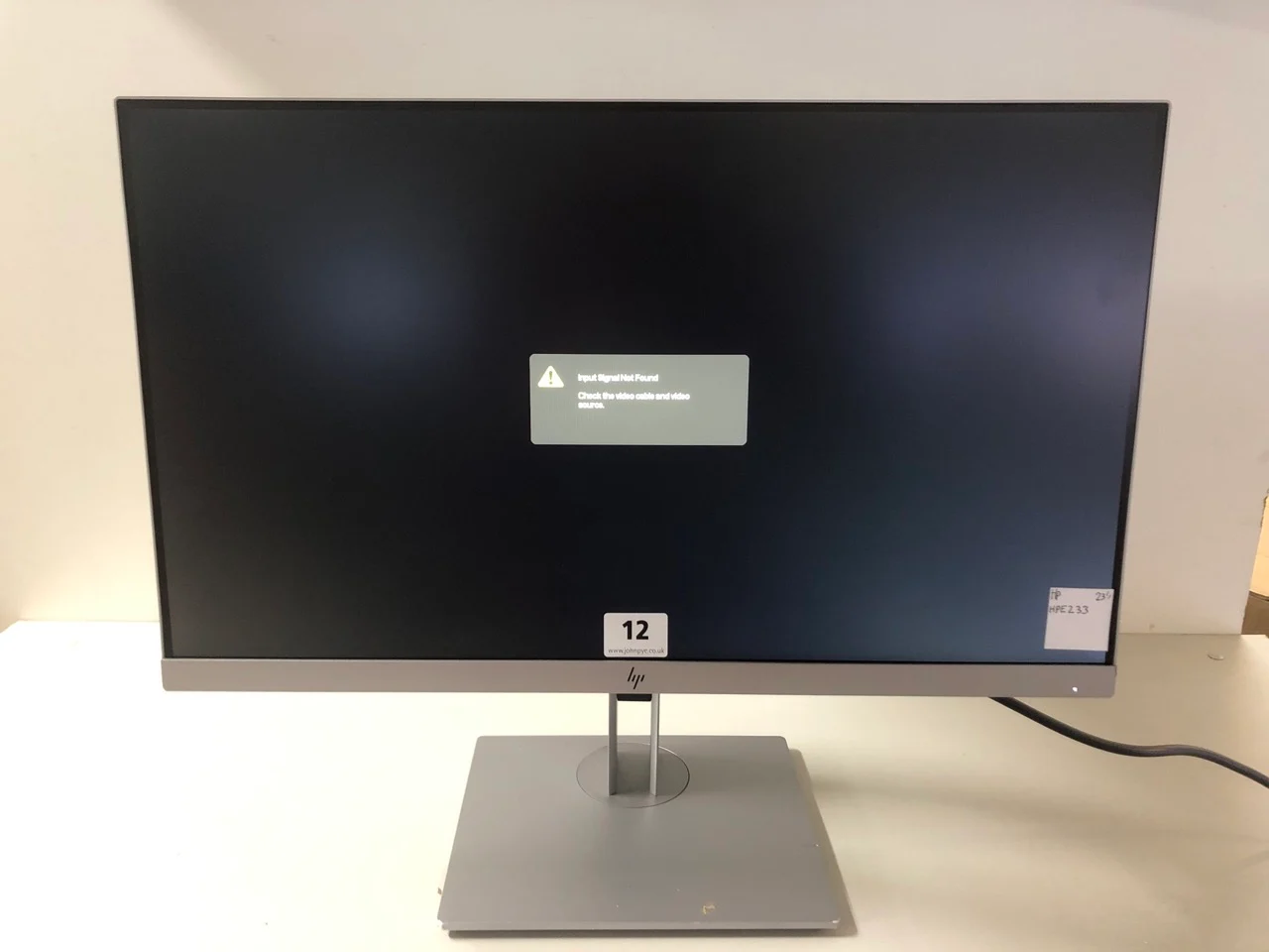 Hp Inch 23 Flameless  Monitor Model Hpe233 With Hdmi ,Dp And Vga Full Hd
