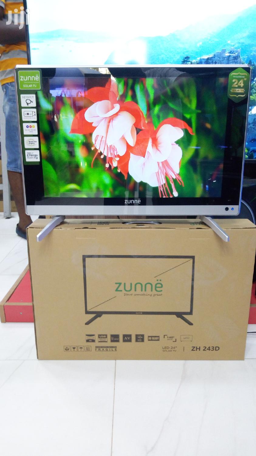 Zunne 24 (Zunne Inch 24) Zunne Solar Tv Led Tv  Double Glass
