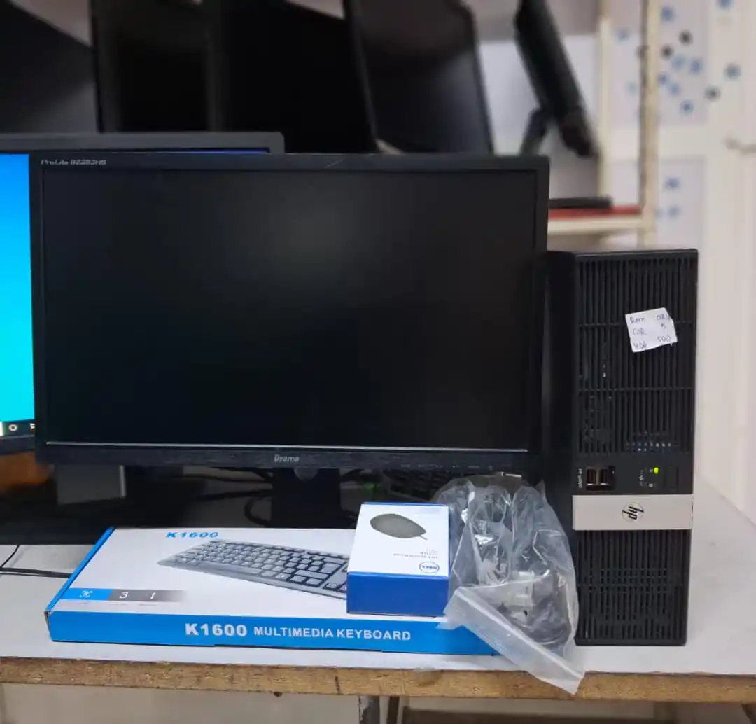Hp Ya Kulala Core I5 Ram 4Gb Hdd 500 Gb Na Kioo Inch 22 Full Set