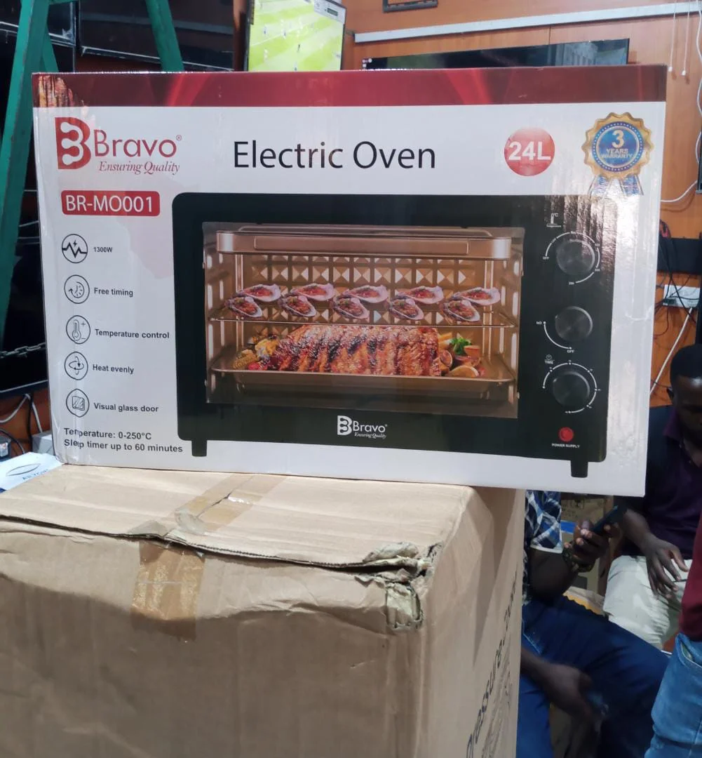 Electric Oven L24 Inaoka Vitafunio Keki Samaki Na Kuku Ipa Aitumii Umeme Mwingi Ni Nzuri Sana Na Inarahisisha Kazi
