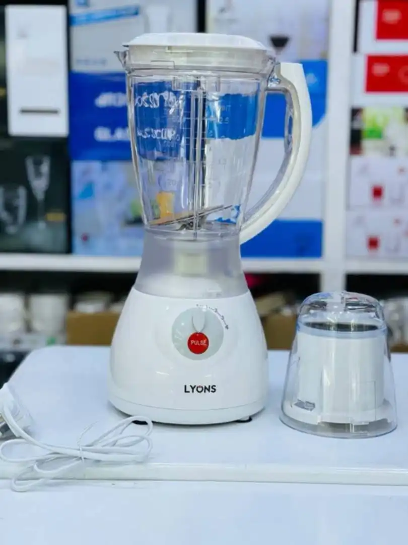 Lyons White 2 In 1 Blender With Grinding Machine 1.5L