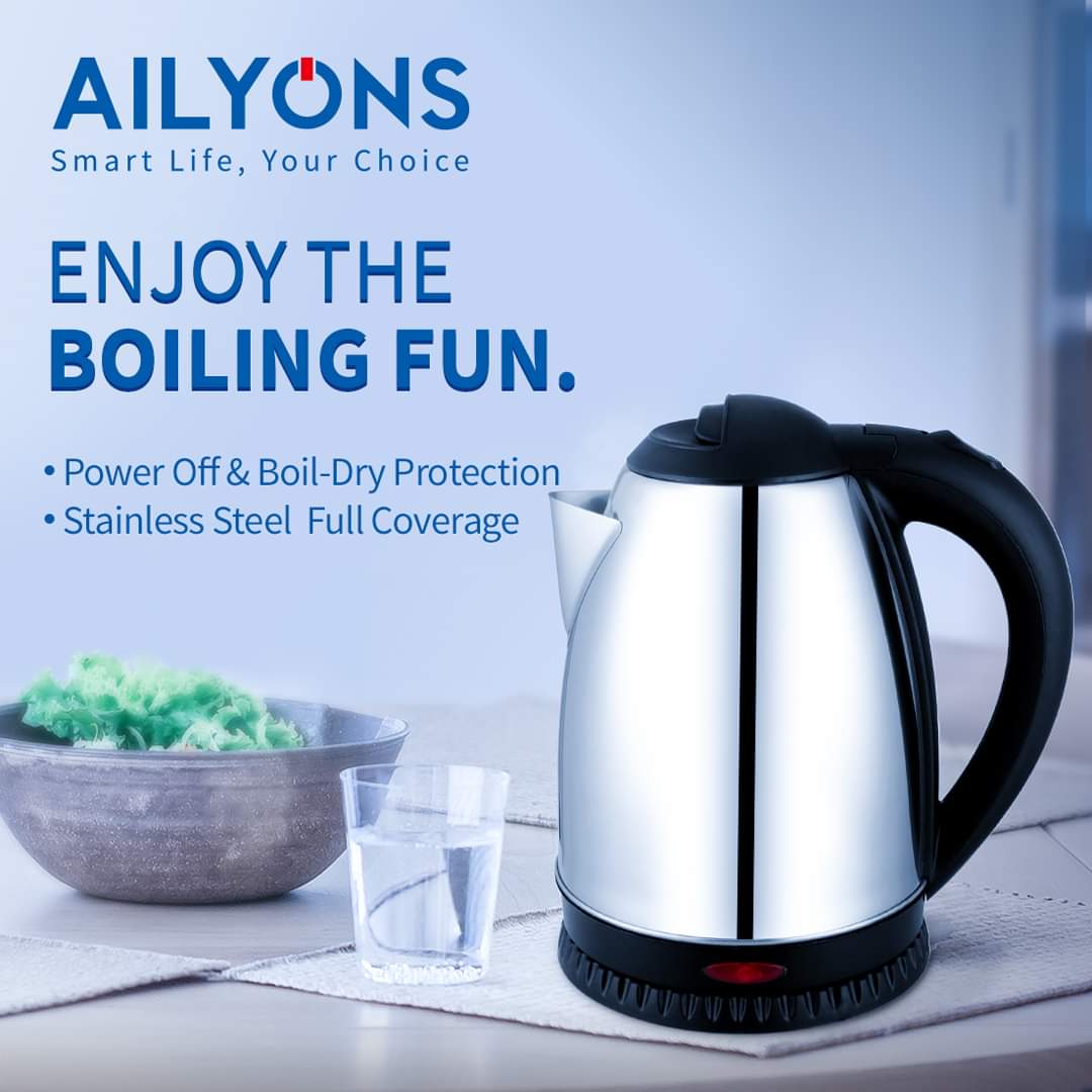 Ailyons Kettle 2Lt Boiling Fun