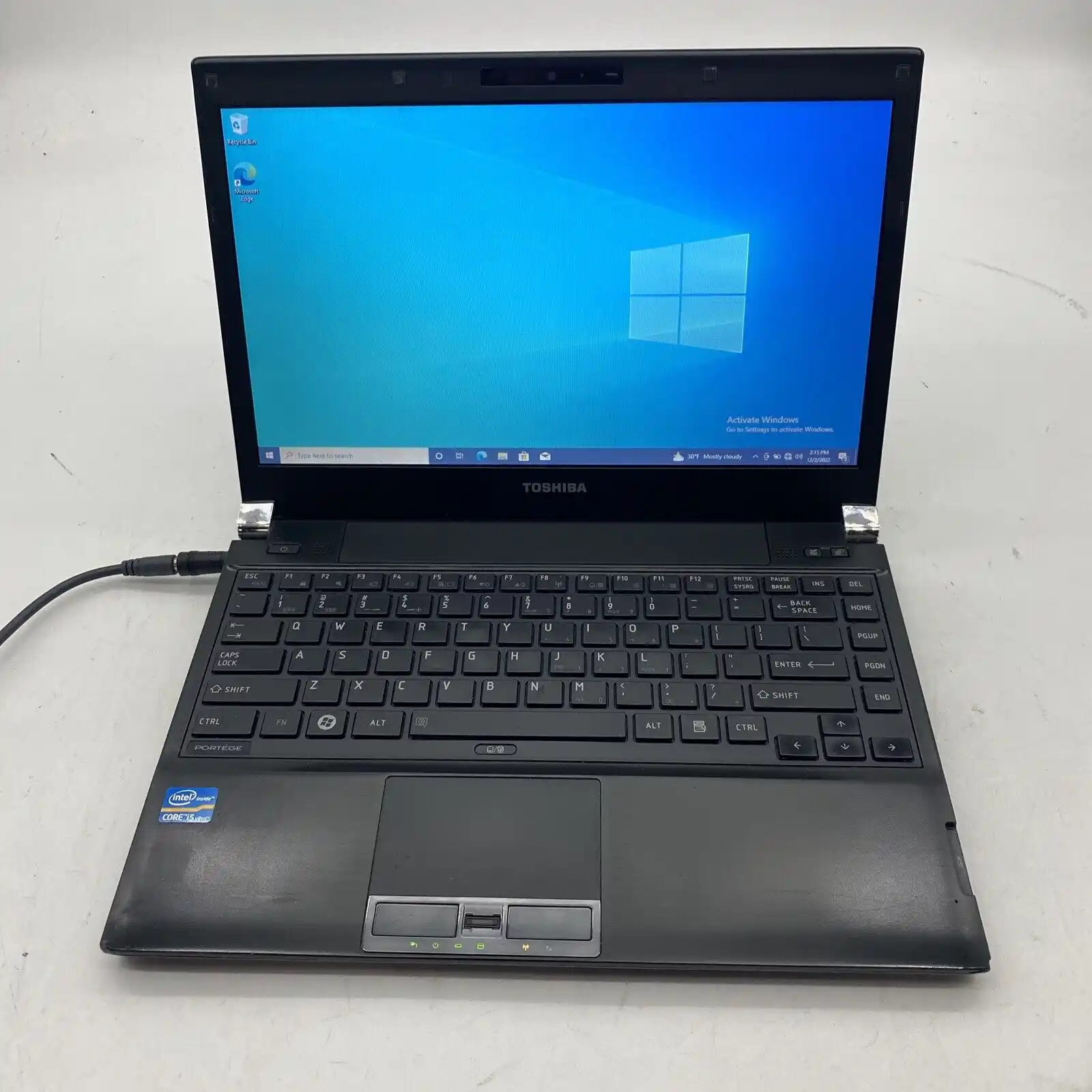 Toshiba Portege R930 Core I5 3Gen Ram 8Gb Hdd 500Gb Speed 2.60Ghz Display 12'' Battery 2Hrs Charge 