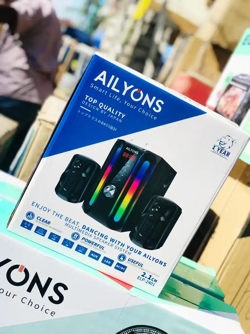 Alyons Subwoofer Ina Support Bluetooth ,Digital Display ,Fm Radio ,Black Colour ,And An Infrared Remote Control For Seamless .