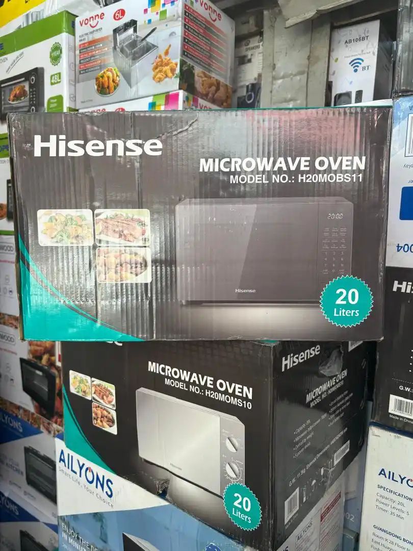 Hisense Microwave Liter 20 Digital Black Cooking , Multiple Cooking , Microwave, Grill, And Convection , Grill Power,  Ipo Vizuri Na Imara.