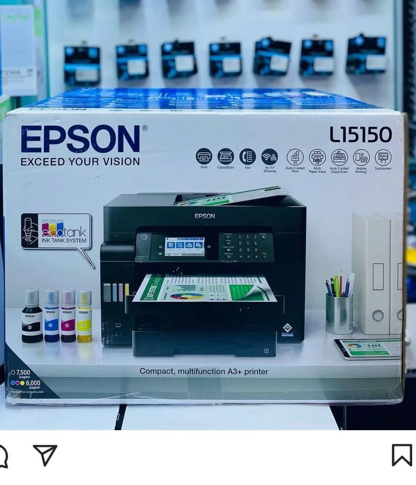 Epson Ecotank L15150 A3 Wi-Fi Duplex All-In-One Ink Tank Printer