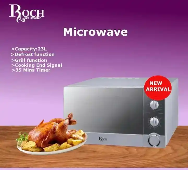 Roch Microwave Liter 23 Inapasha Na Kuchoma