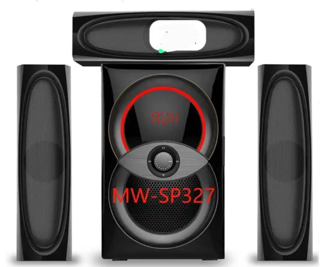 Mewe Rd Mw- Sp 327 Speaker 3 Ina Bluetooth, Fm Radio, Sd Card, Flash Port, Na Ina Bass Kubwa