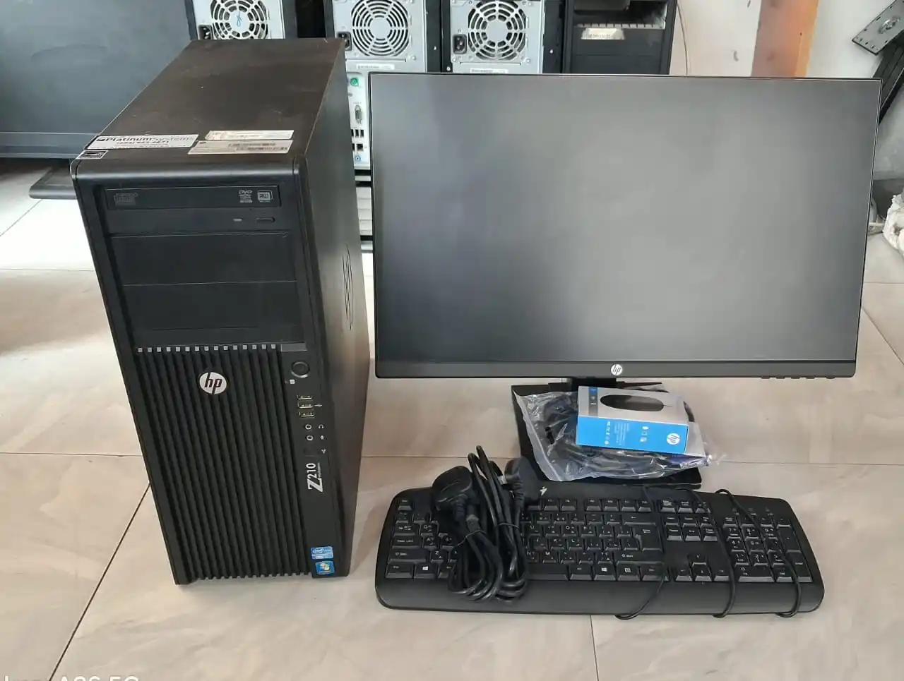 Hp Sata 6 Z 210/220 Core I5 Ram 4Gb Hdd 500Gb  Speed 3.10 Ghz Na Kioo Inch 24 Fremless Full Set