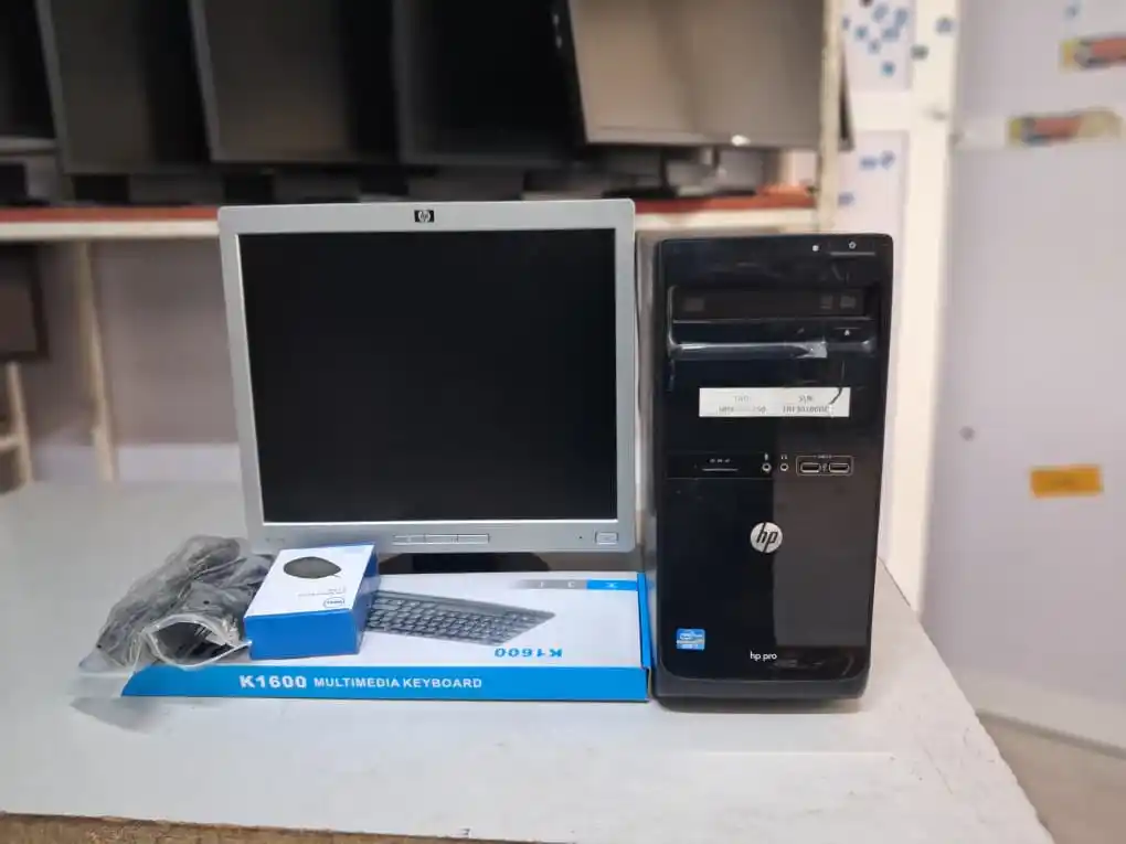 Hp Pro Core I7 Ya Kusimama Ram4Gb Hdd 500Gb Speed 3.10 Monitor Inch 17 Ful  Set