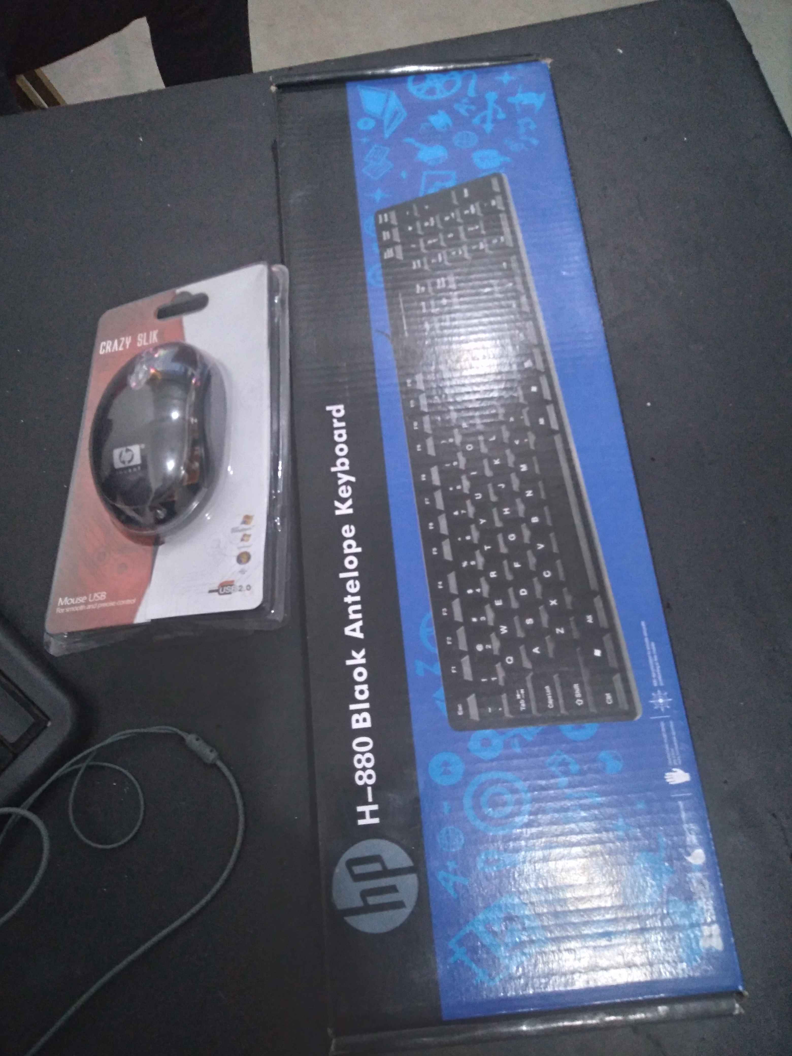 Hp Keyboad  And Mouse  New Brand 