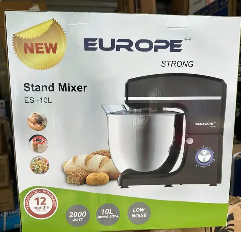 Europe Strong 10L Stand Mixer ,Colorblack, Material,  Stainless Steel, Plastic ,Voltage Ipo Vizuri Na Imara Sana.